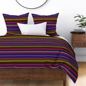 The Purple The Red the Gold and the Black: Horizontal Stripes-1