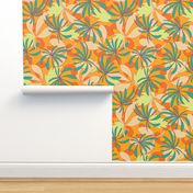  Abstract tropical foliage