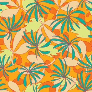  Abstract tropical foliage