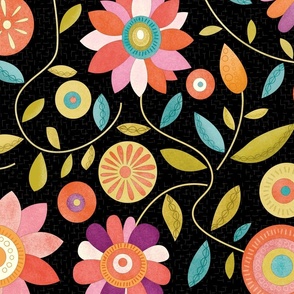 Mid-Century Flowers