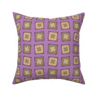 Retro Squares Tilt-Lavender