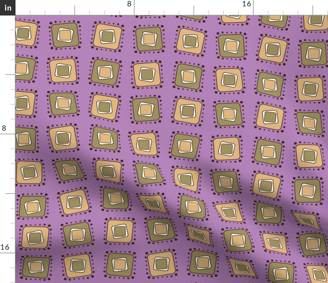 Retro Squares Tilt-Lavender