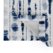 Shibori Indigo Stripes Large Scale by Angel Gerardo