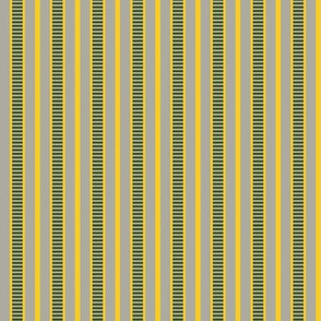 Victorian Stripe_Green-Gold by Paducaru