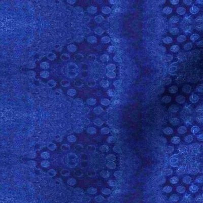 Shibori Dots - blues