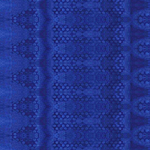 Shibori Dots - blues