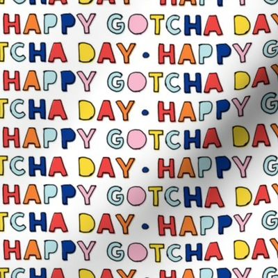 Happy Gotcha Day! - white - LAD19