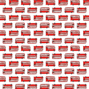 London Bus, 2 Directional repeat, small scale