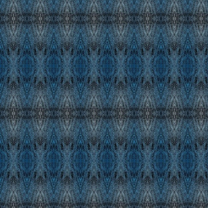 Shibori Ikat - dark diamonds