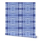 Shibori plaid