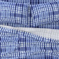 Shibori plaid