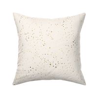sprinkly gold dots-cream