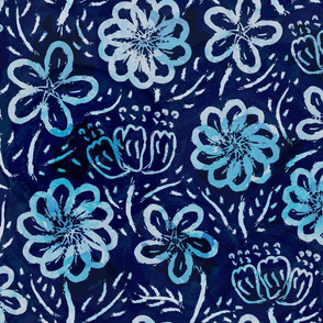 shibori floral