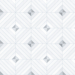 Grey neutral diamond triangular linear shapes