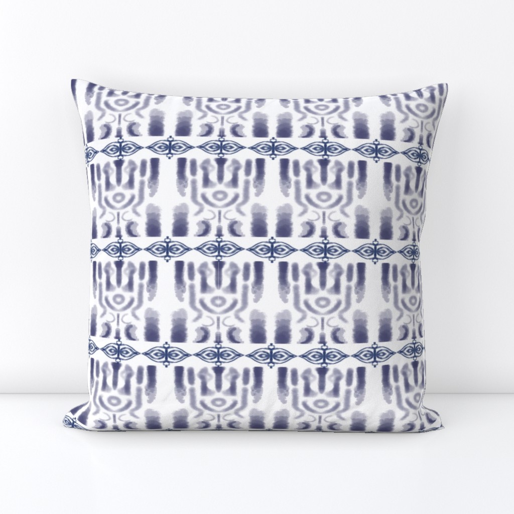 Indigo Ty-dye Shibori #2-white