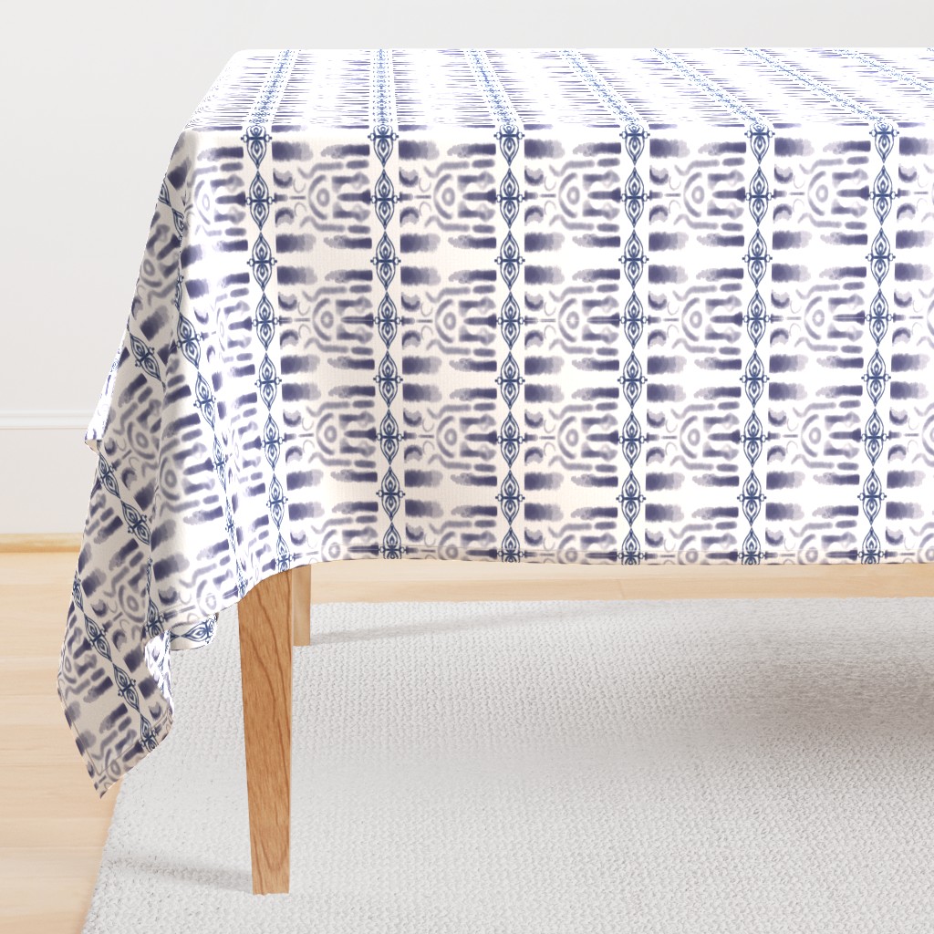 Indigo Ty-dye Shibori #2-white