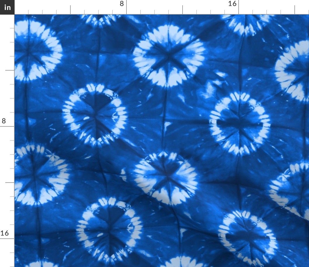 Blue Shibori