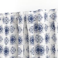 Indigo Tie-dye Shibori 1-white