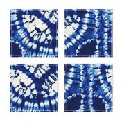 Shibori Indigo and Ivory Quilt Square - Design 8804707