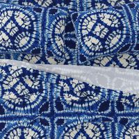 Shibori Indigo and Ivory Quilt Square - Design 8804707