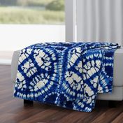 Shibori Indigo and Ivory Quilt Square - Design 8804707