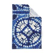 Shibori Indigo and Ivory Quilt Square - Design 8804707