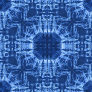 Indigo Sunflower - Shibori