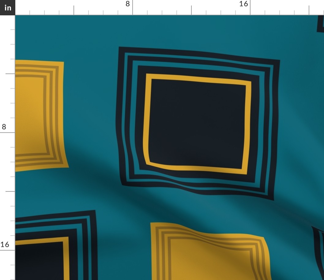 The Gold the Black and the Teal - MultiSquares Number 2