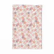 Starfish - pink and mauve - summer beach nautical - LAD19