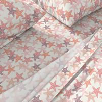 Starfish - pink and mauve - summer beach nautical - LAD19