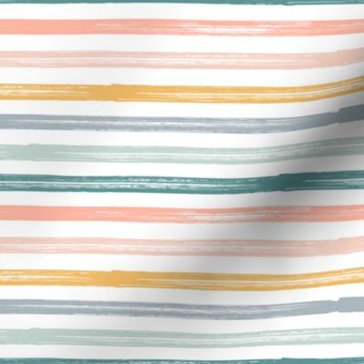 Summer Stripes - Starfish Coordinate Stripes - LAD19 