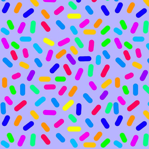 Rainbow Ticker Tape - Lavender blue