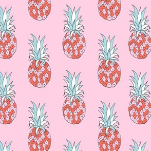 summertime pineapples - pink