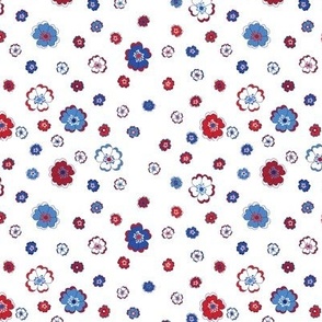 Kitchenette Floral MINI - Patriotic