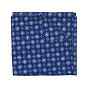 Indigo Tie-Dye Shibori #1-Dark.Bkgd