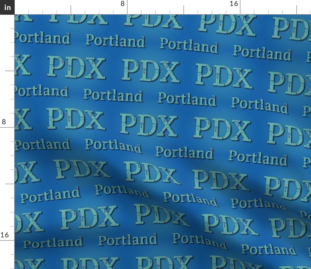 PDX Carpet Text