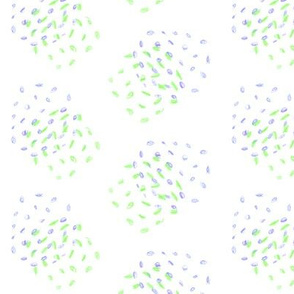 Dots - Green & Purple - Medium