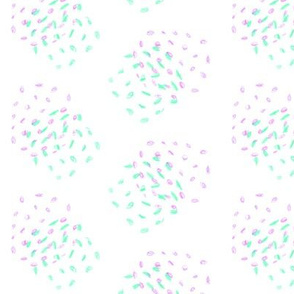 Dots - Pink & Green - Medium