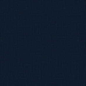 Linen look texture printed Navy Blue color