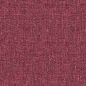 Linen look texture printed Raspberry pink color