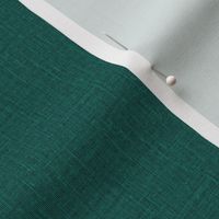 Linen look texture printed Emerald green color