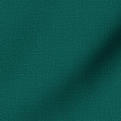 Linen look texture printed Emerald green color