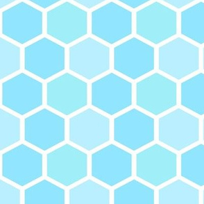 AQUA Blue Honeycomb