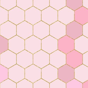 Mixed Pinks Honeycomb