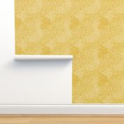 abstract brushstroke texture white on mustard