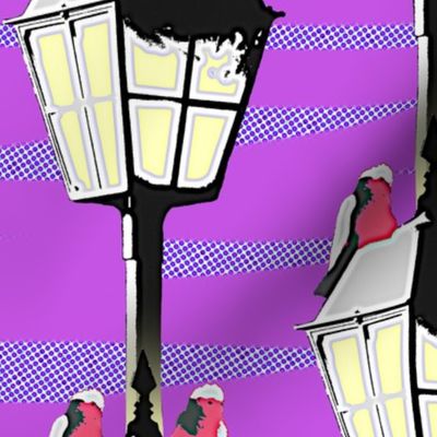 Lamplight Galahs - pop art (violet)