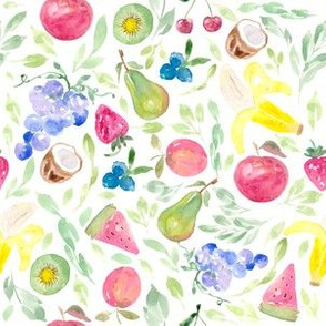 Watercolor Tutti Fruity