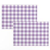 Gingham//Purple - 1 inch