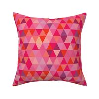 Pink and orange triangles