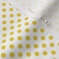 Yellow & White Dots